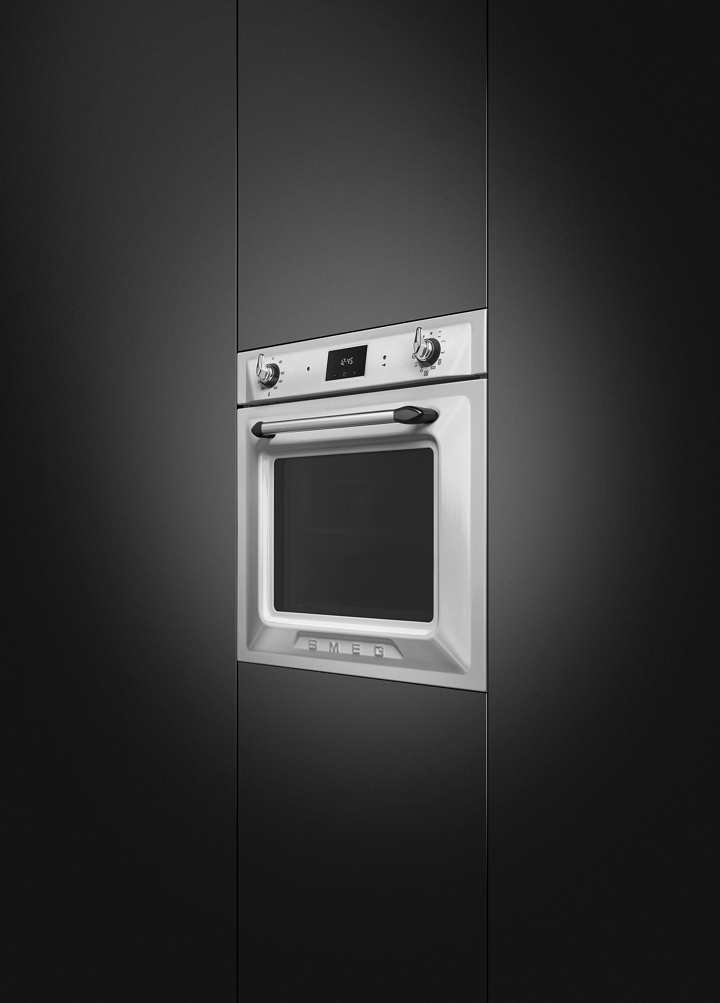 SMEG PIROLITIKUS HŐLÉGKEVERÉSES SÜTŐ, Victoria design, Galileo, 60 cm, ES LCD, inox - Image 2