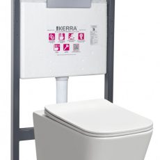 Tinos Adriatic Chrome falba építhető WC tartály szett