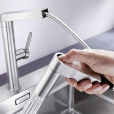 Kihúzhatófejes mosogató csaptelep