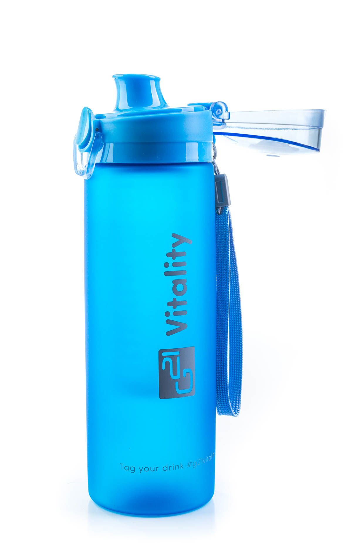 G21 smoothie/juice palack, 600 ml, jégkék - Image 2