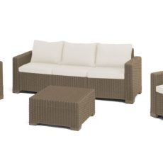 Keter California kerti bútor szett 3+2+1 cappuccino