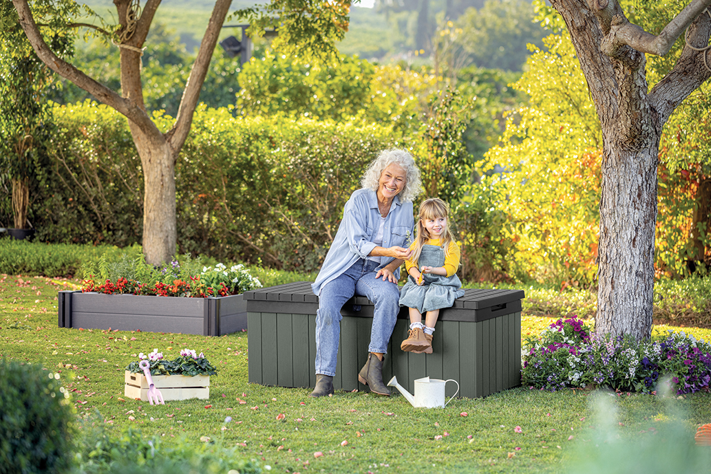 Keter Darwin 380L  kerti láda ,  zöld - Image 2