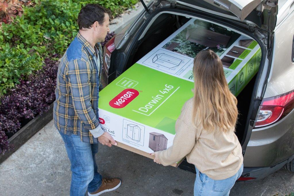 Keter Darwin 4 x 6 kerti tároló, szürke - Image 3