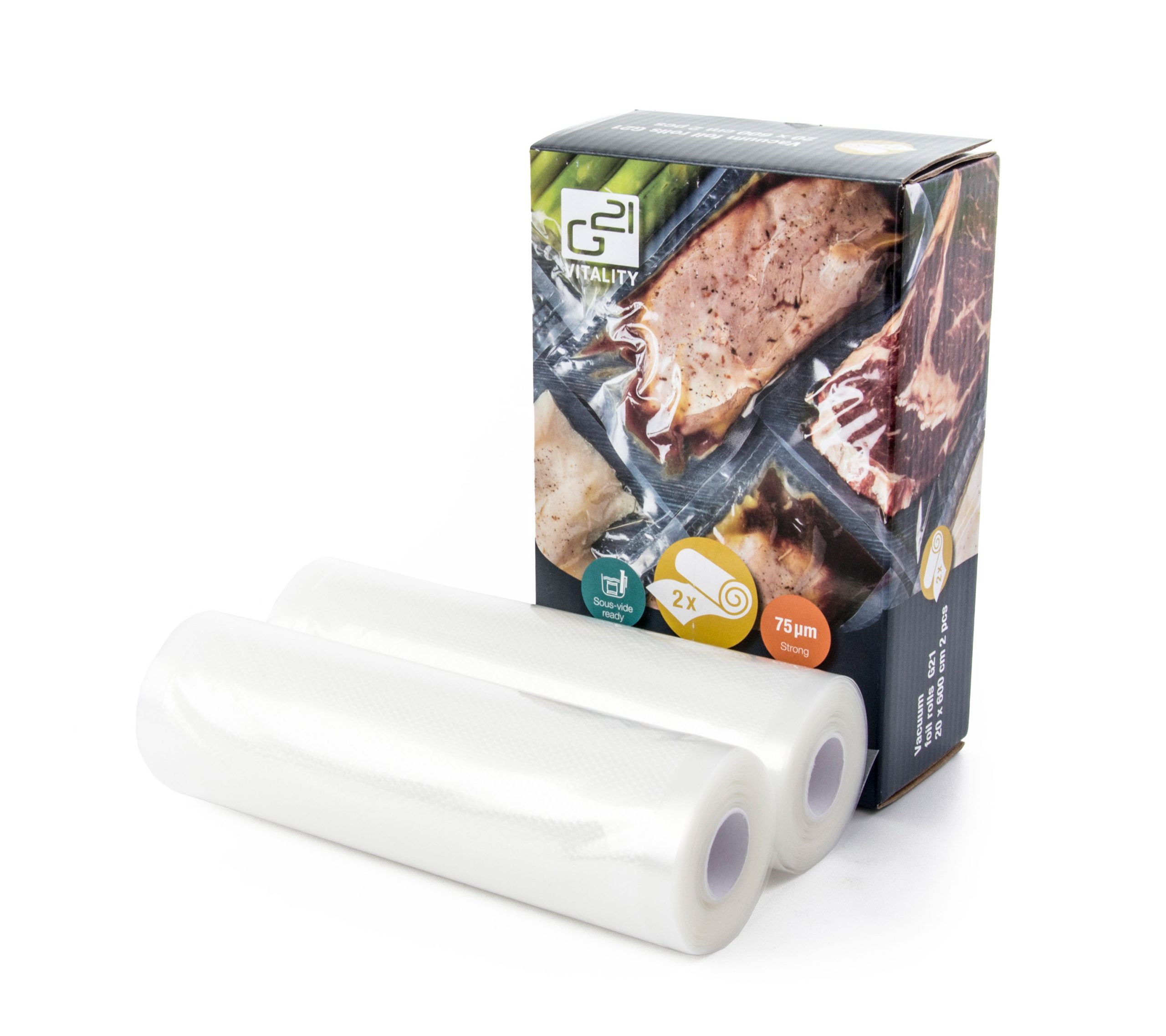 G21 vákuumtekercs, 20 x 600 cm, 2db - Image 2