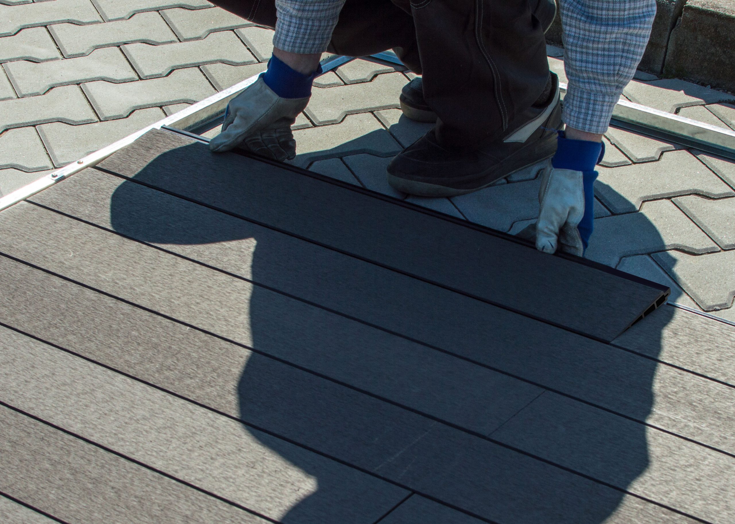 WPC padlóburkolat a G21 GAH 1300 kerti tárolóhoz, Eben - Image 7