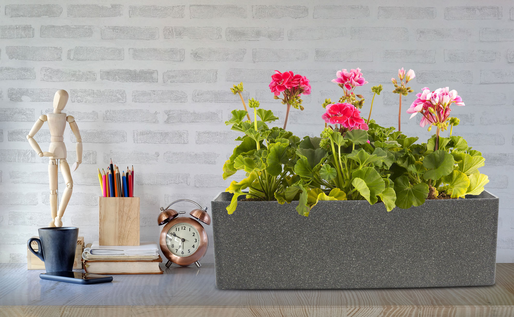 G21 Industrial Tub virágcserép 60 x 18 x 18 - Image 5