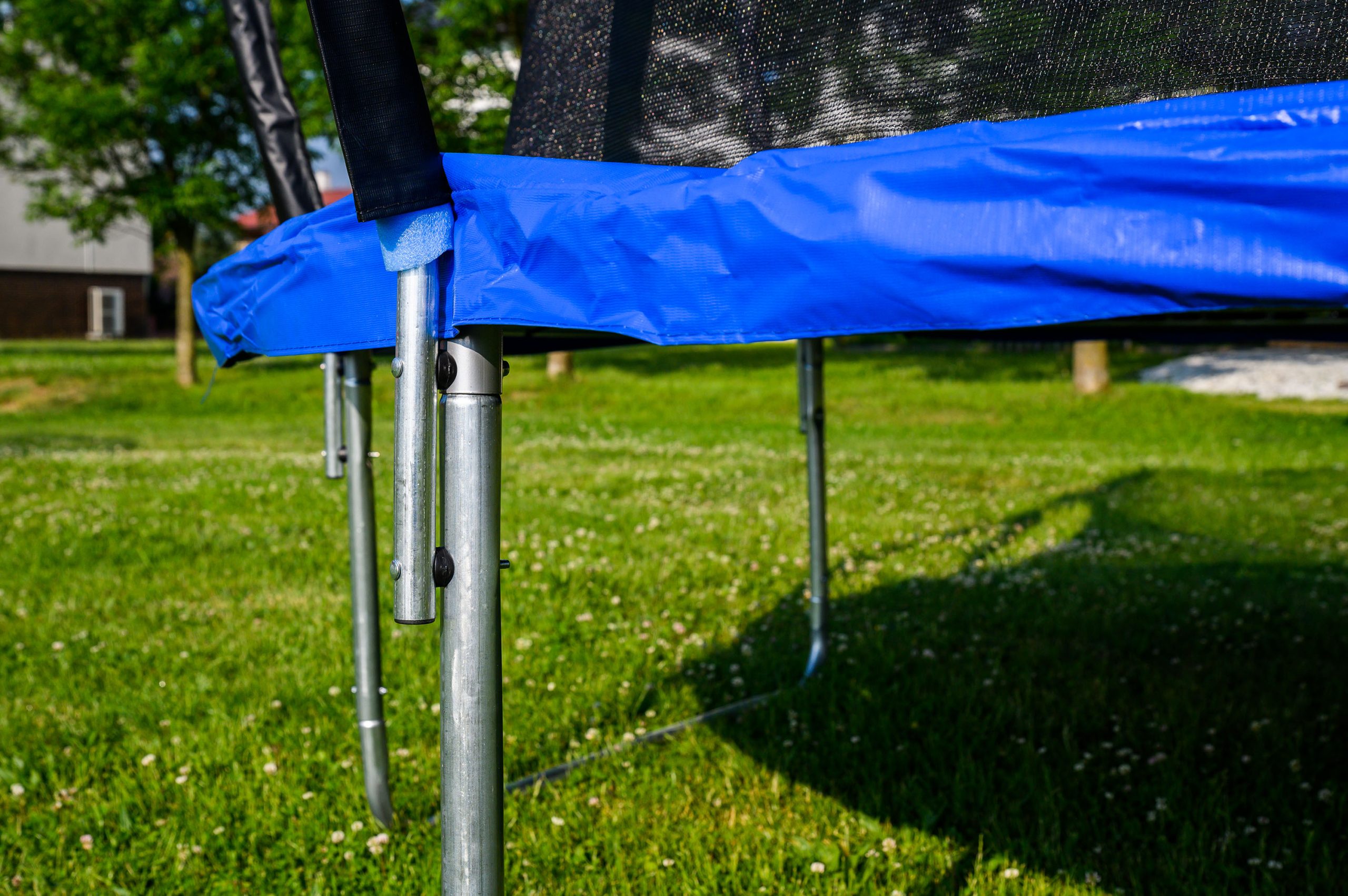 G21 SpaceJump trambulin védőhalóval, 366 cm, ajándék létrával, kék színben - Image 4