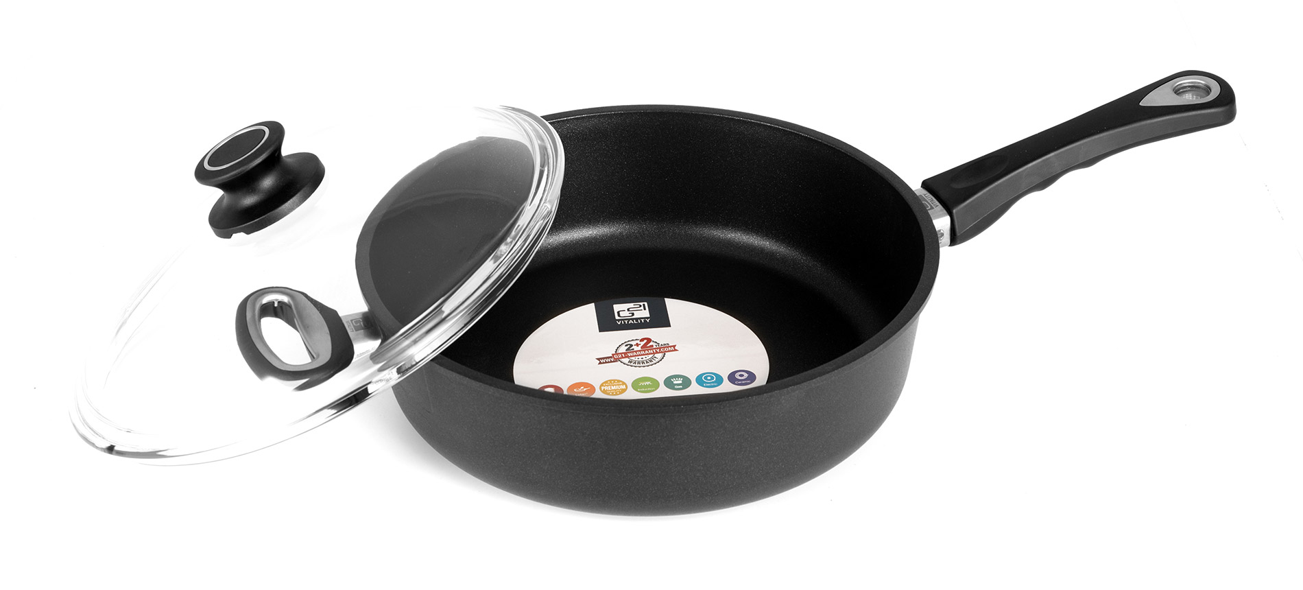 G21 Pool mély serpenyő fedéllel, 28 cm - Image 4