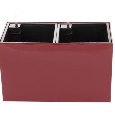 G21 Combi önöntöző kaspó, piros, 56 cm