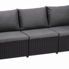Keter California háromüléses kerti bútor kanapé, grafit