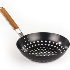 G21 grillező eszköz - grillserpenyő kerek tapadásmentes felülettel