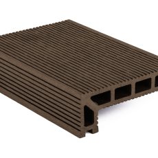 G21 elzáró kültéri burkolólap, 2,5 x 14 x 400 cm, Indiai teak WPC anyag