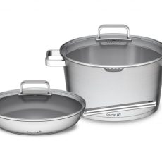 G21 Gourmet Magic edénykészlet szűrővel, 4 darabos, rozsdamentes acél