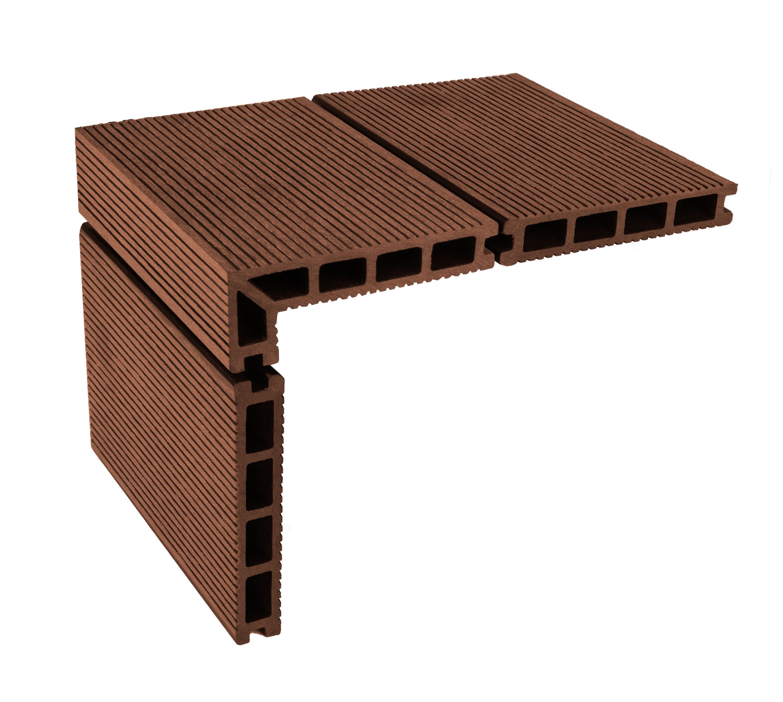 G21 elzáró kültéri burkolólap, 2,5 x 14 x 400 cm, cseresznye, WPC - Image 6