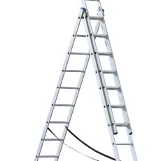 G21 háromrészes létra 7,6 m 3x11 létrafok - 2. osztály