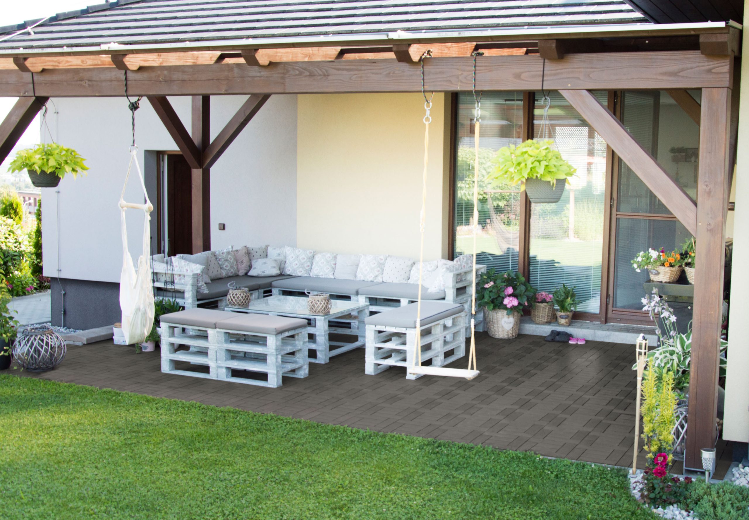 G21 Palmyra WPC burkolócsempe, incana, 11 darab - Image 4