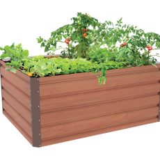 G21 Daisy magaságyás 120 x 90 x 52 cm, fémlemez, barna