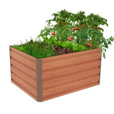 G21 Daisy magaságyás 100 x 80 x 52 cm, fémlemez, barna