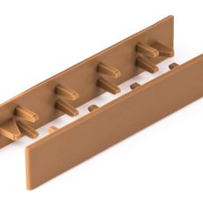 G21 takaró a WPC burkolathoz, műanyag, Cumaru