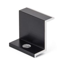 G21 napelem leszorító szélső fekete, 35 mm-es panelhez