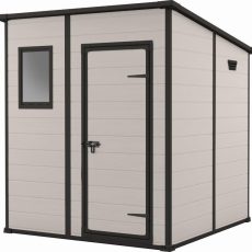 Keter MANOR 6 x 6 Penthouse kerti tároló bézs, padlóval