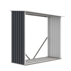 G21 WOH 136 - 182 x 75 cm tüzifa tároló, antracit
