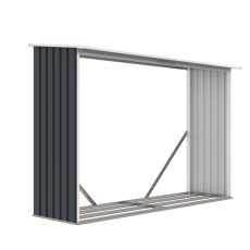 Tüzifa tároló G21 WOH 181 - 242 x 75 cm, antracit