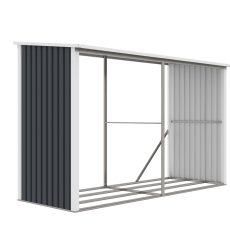 G21 WOH 682 tüzifa tároló - 302 x 119 cm, antracit