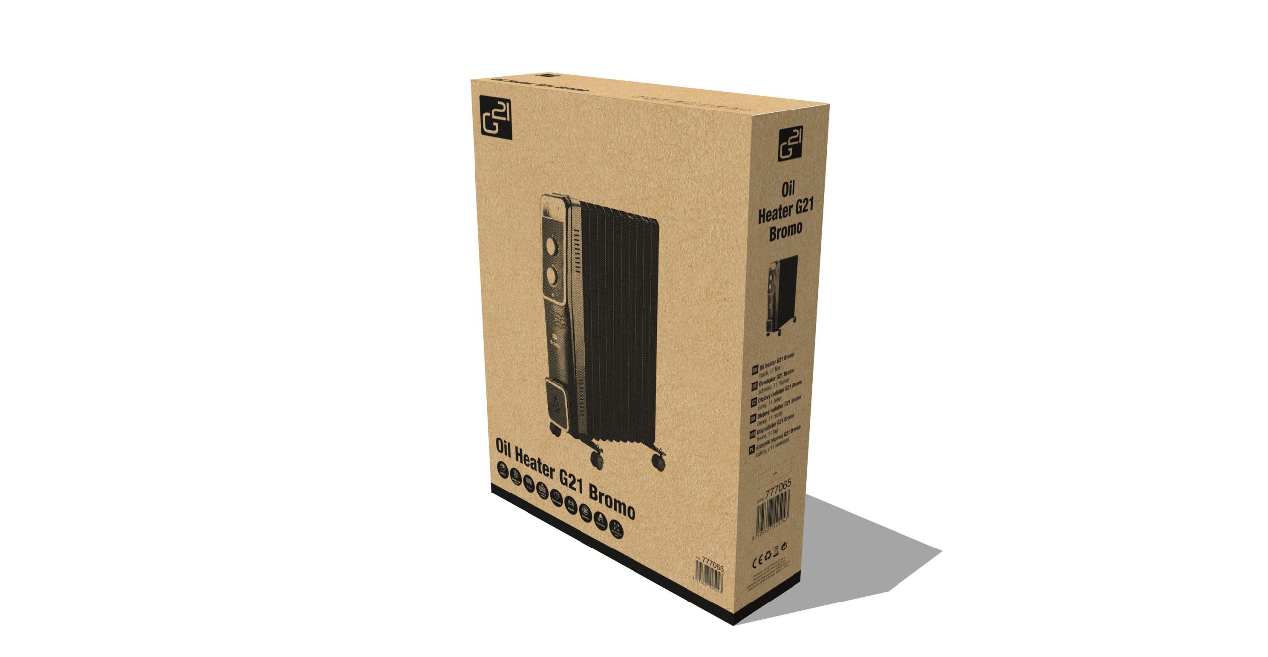 G21 Bromo olajradiátor fekete, 11 elem, 2500 W - Image 10