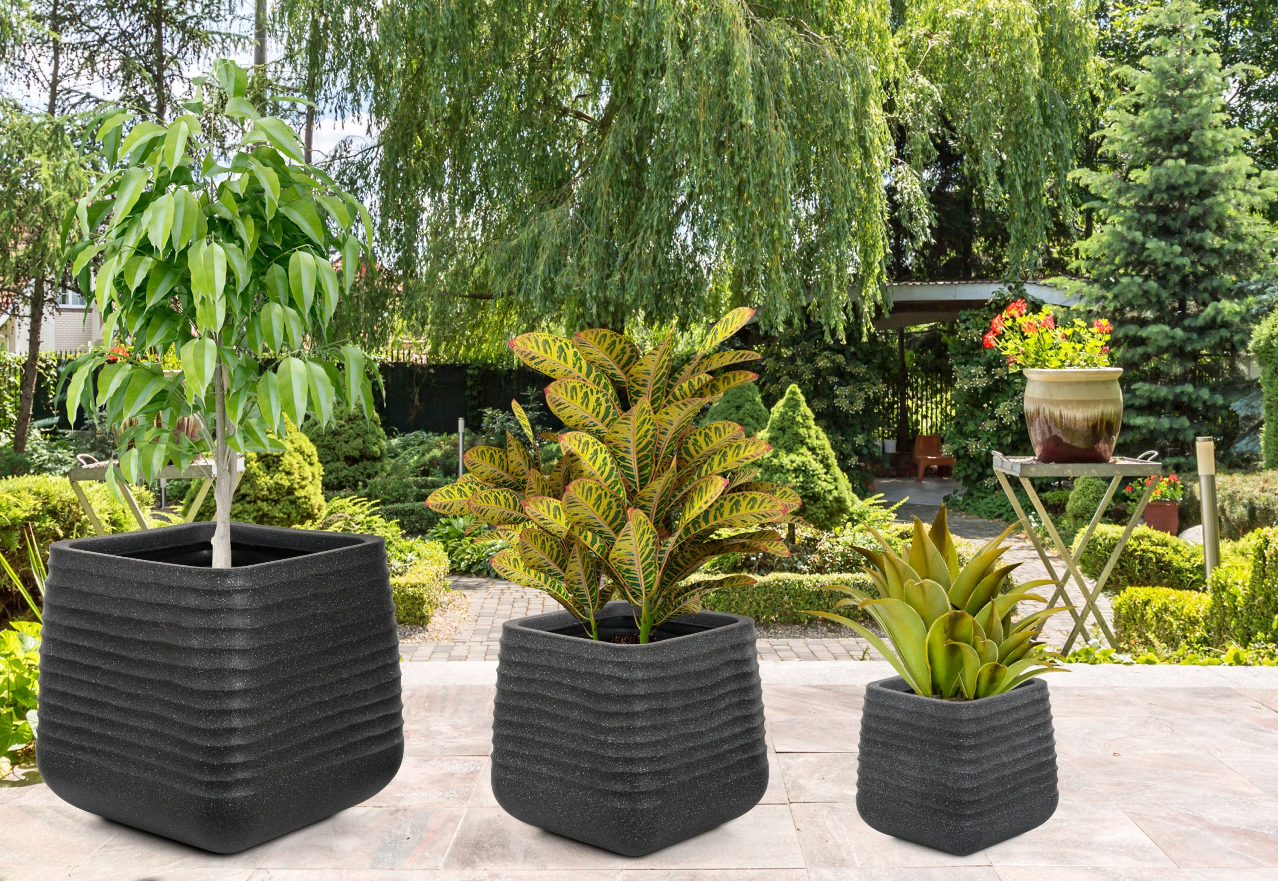 G21 Lava Cube virágcserép 38 x 38 x 37 - Image 9