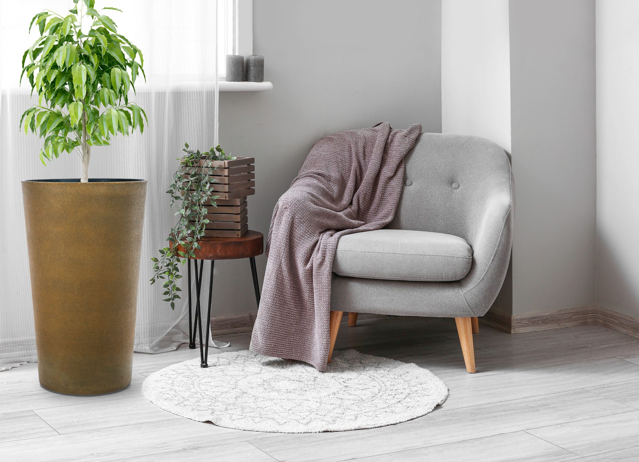 G21 Terra Slim virágcserép 45,5 x 45,5 x 76 - Image 8