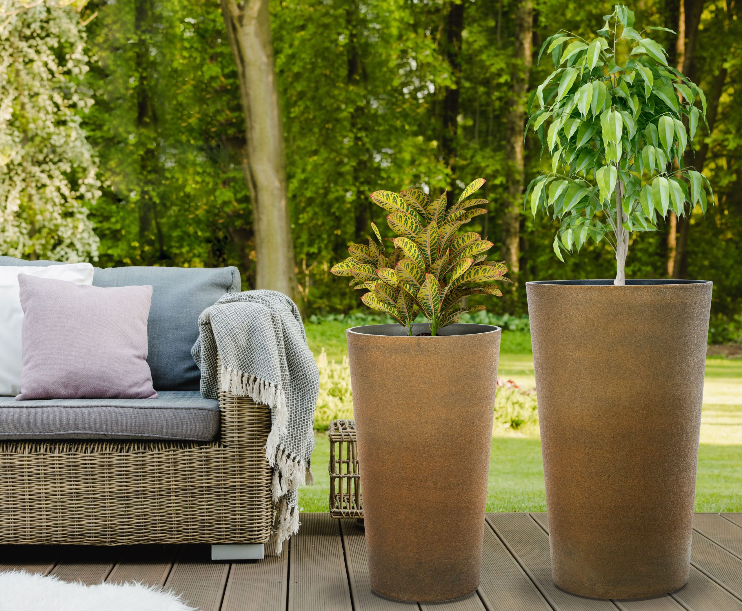 G21 Terra Slim virágcserép 45,5 x 45,5 x 76 - Image 9