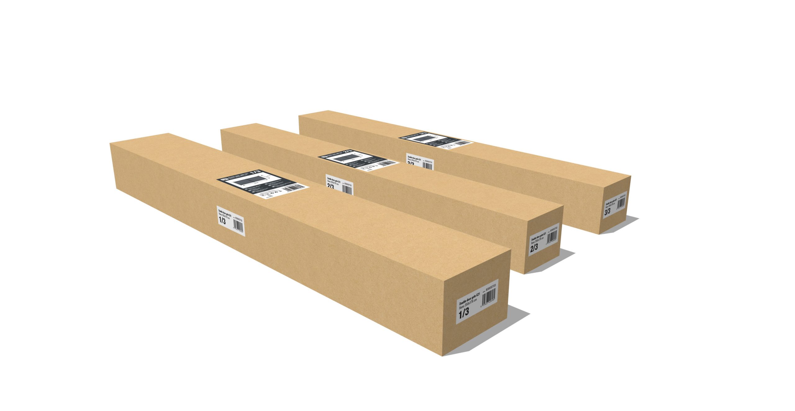 Kapu G21 Reno 350x176 cm kétszárnyú, antracit színű - Image 10