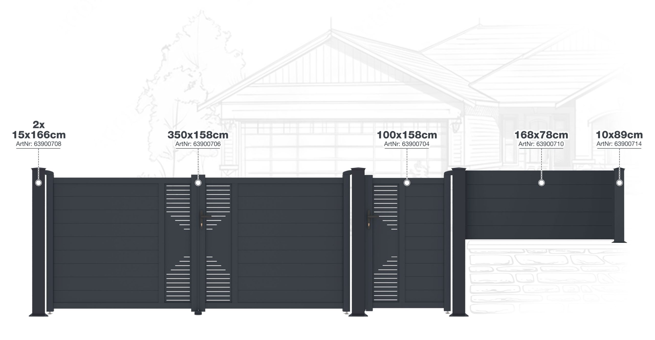 Kapu G21 Marion 100x158 cm balos , antracit - Image 6