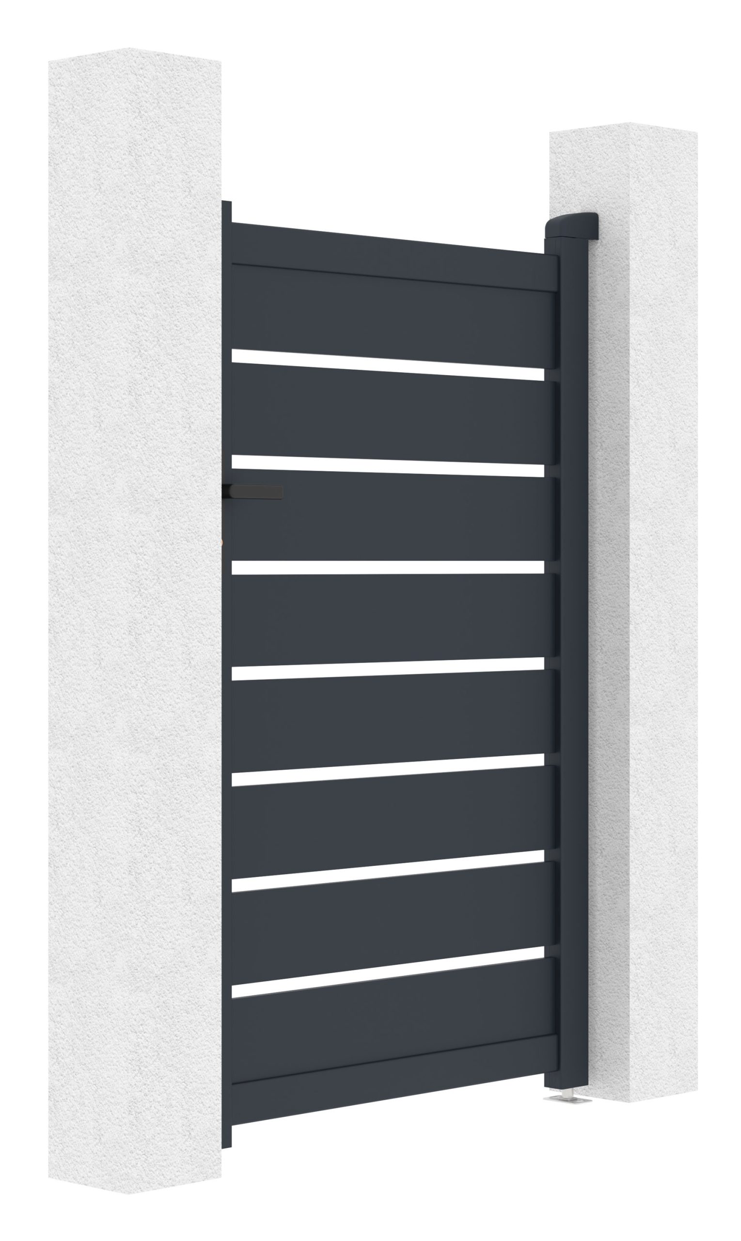 G21 Reno kiskapu 100x158 cm balos, antracit - Image 4