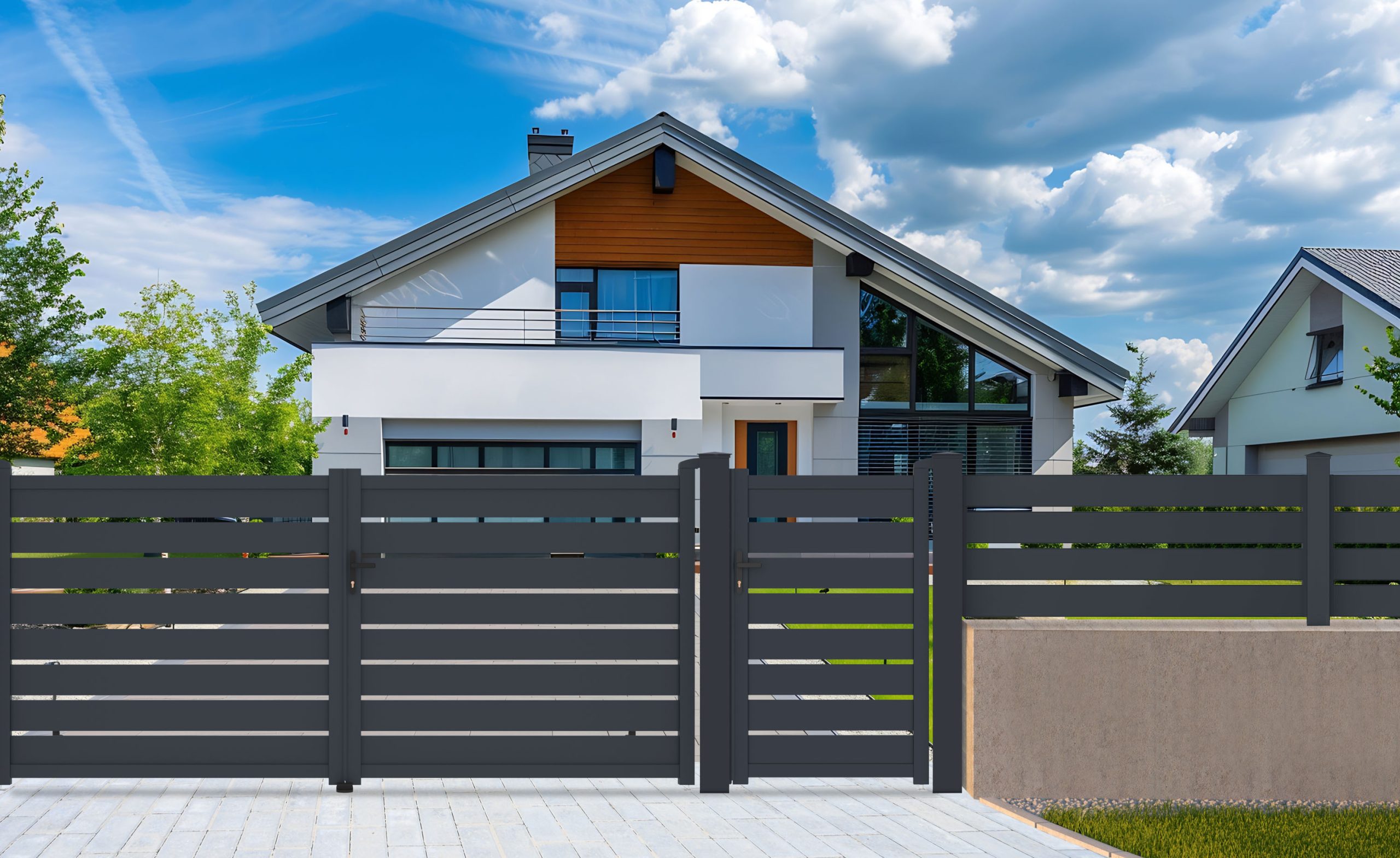 G21 Reno kiskapu 100x158 cm balos, antracit - Image 8