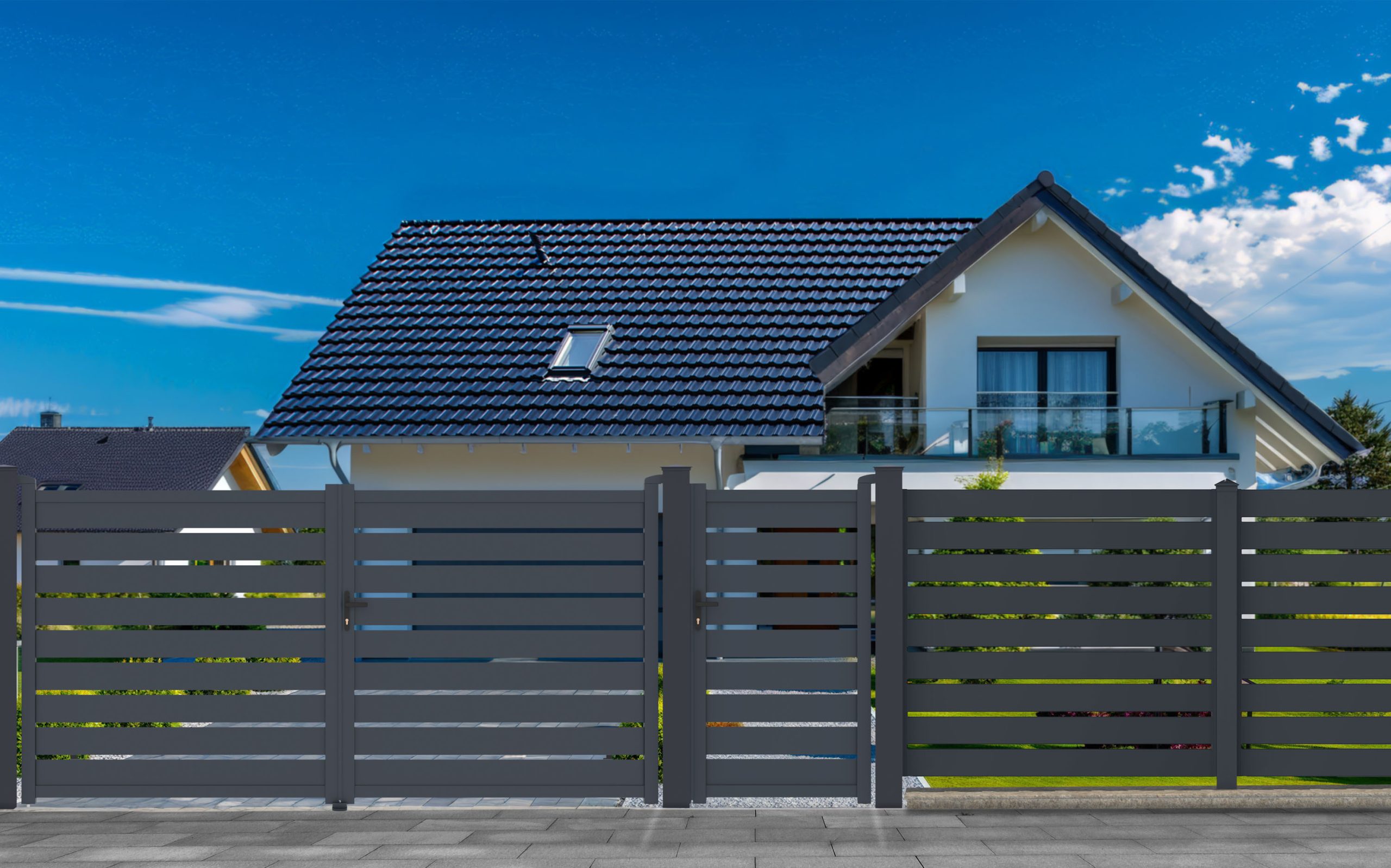 Kapu G21 Reno 100x176 cm balos, antracit - Image 8