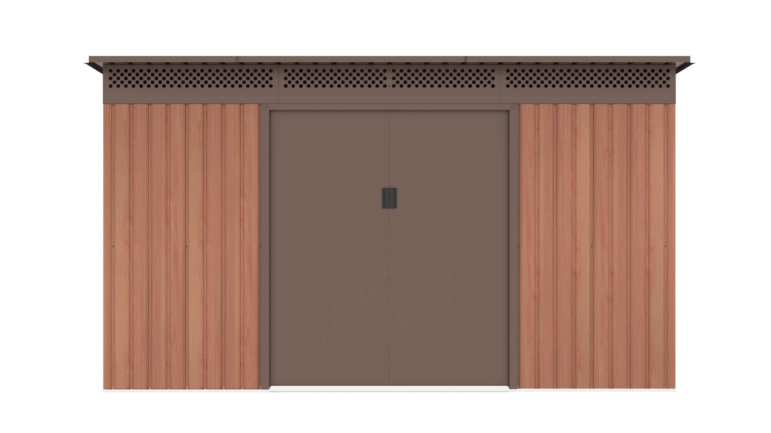 Kerti ház G21 GRAH 1132 - 340 x 333 cm, barna - sérült csomagolásban - Image 2