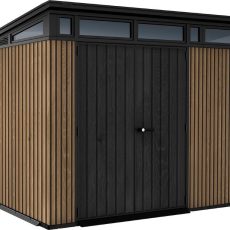 Kerti ház Keter PENT Signature 9x7 Vertical  barna, padlóval