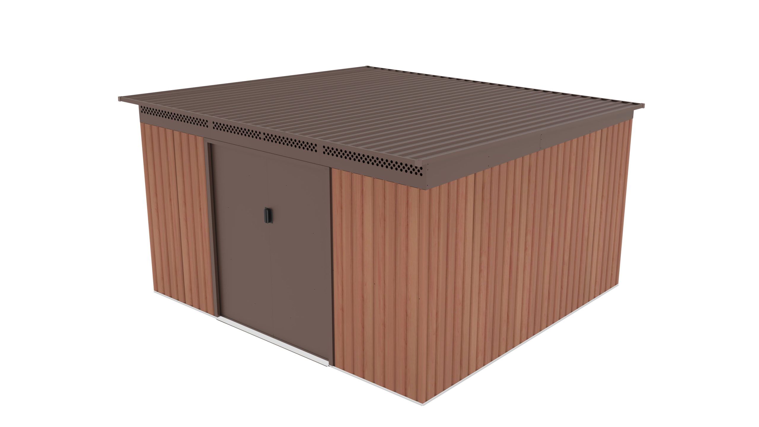 Kerti ház G21 GRAH 1132 - 340 x 333 cm, barna - sérült csomagolásban - Image 4