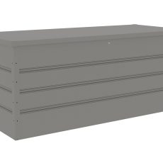 Kerti láda G21 Denver 770 L, metál szürke acéllemez
