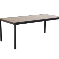 Kerti asztal Keter Porto 200 aswhood fekete acél