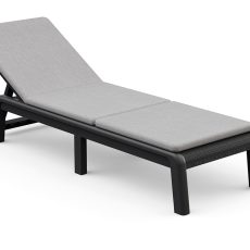 Keter Mallorca napozóágy, grafit színű, párnával