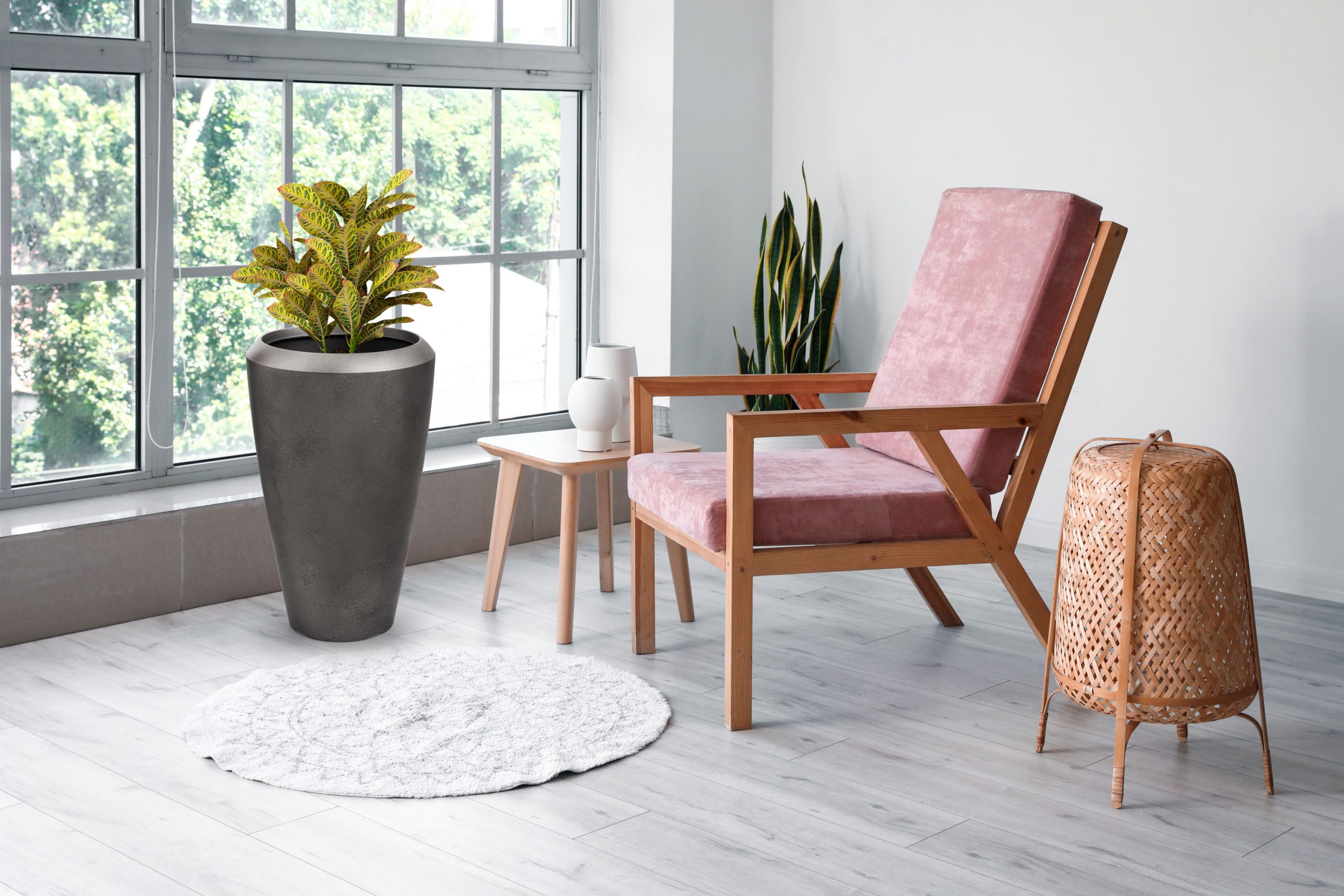 G21 Ancient Oval virágcserép 44,3 x 44,3 x 69,8 - Image 6