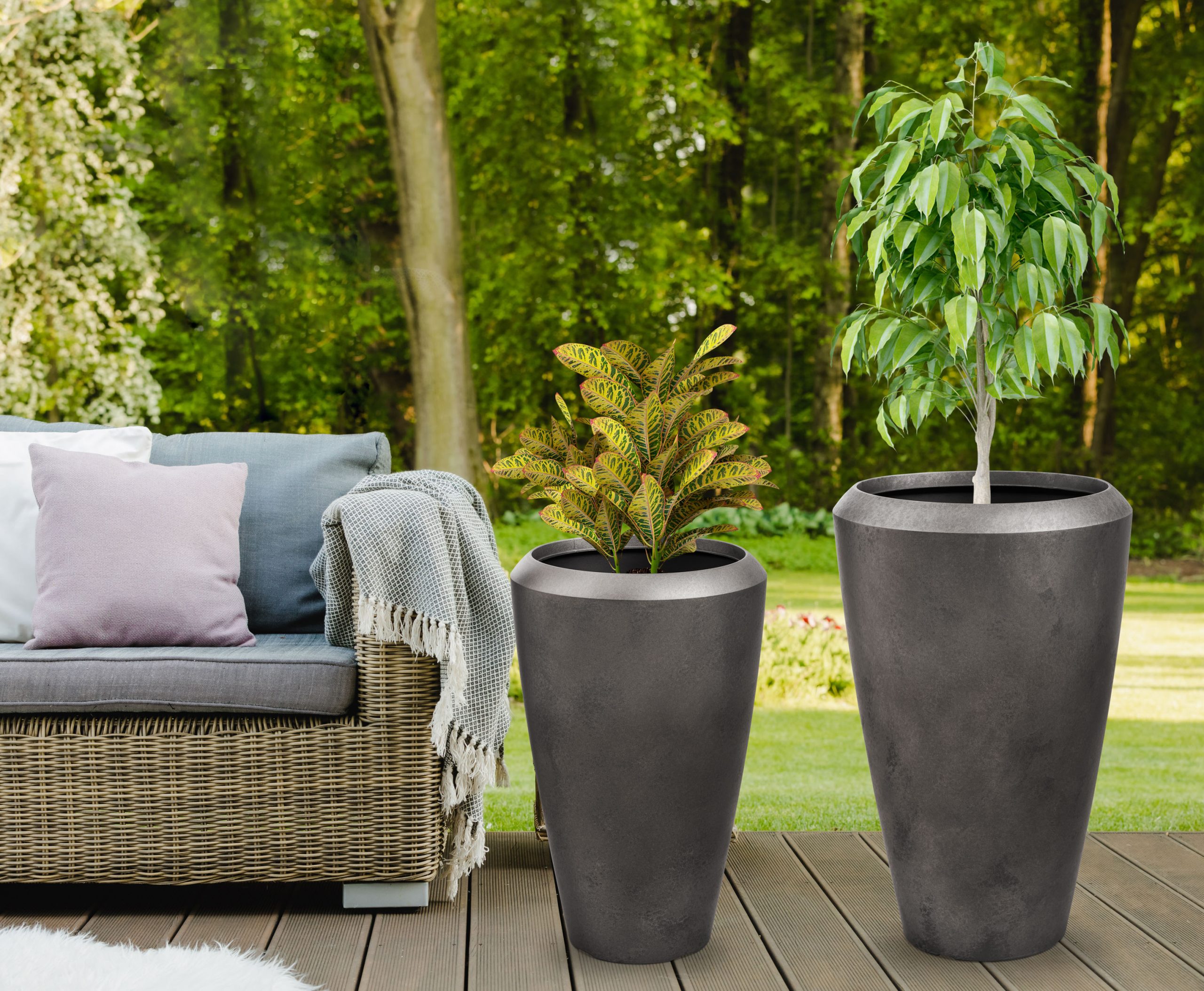 G21 Ancient Oval virágcserép 44,3 x 44,3 x 69,8 - Image 7