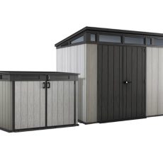 Keter Duotech Max szett Artisan 9x7 kerti ház + Grande Store tárolódoboz