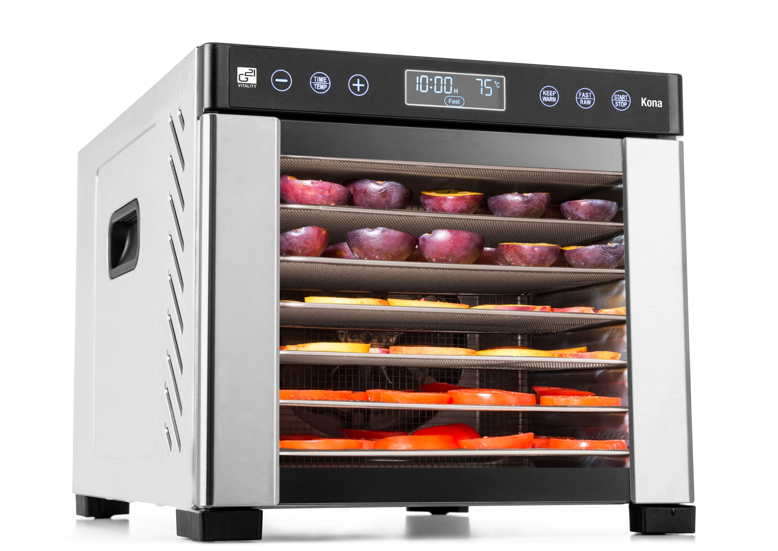 G21 Kona gyümölcsaszaló , rozsdamentes acél