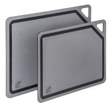 G21 EcoCut szeletelődeszka természetes cellulózból – 2 darabos készlet, grafit színben