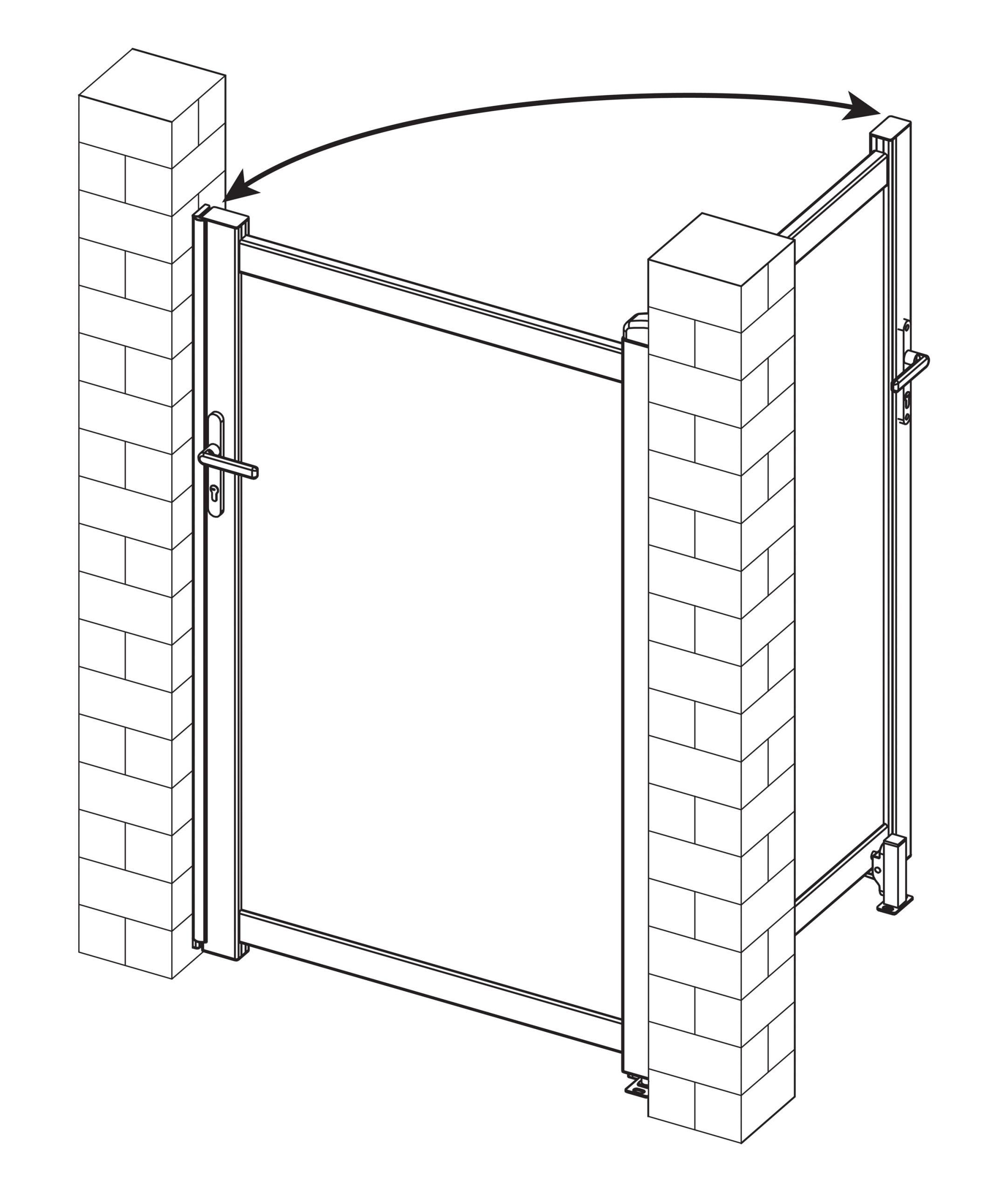 Kapu G21 Reno 100x176 cm balos, antracit - Image 10