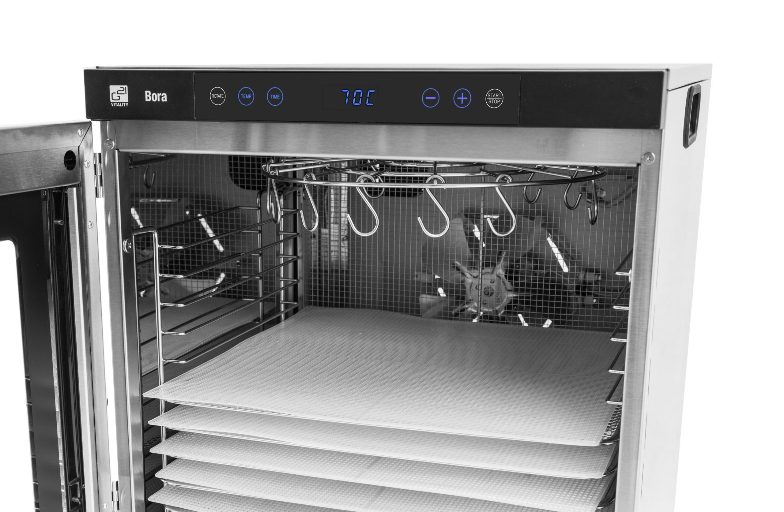 G21 Bora gyümölcsszárító, rozsdamentes – sérült csomagolás - Image 8